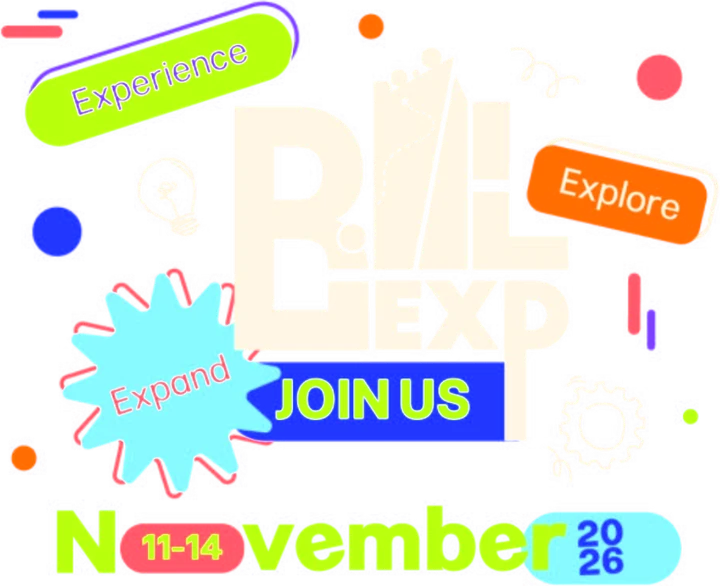 BIL EXP 2026, 11–14 November. Experience, Explore, Expand. Join us